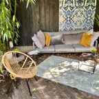 Rohé Noordwolde Rotan Bamboe Fauteuil 1960 thumbnail 15