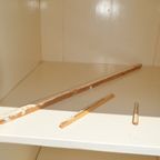 Oud Grenen Kledingkast Wit Geschilderd thumbnail 3