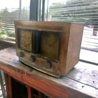 Vintage Houten Radio: Niet Werkend thumbnail 2