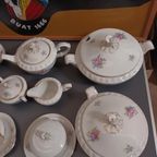Klassiek Parelmoer Porselein Servies Tsjecho-slowaaks thumbnail 1
