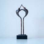 Corry Ammerlaan - Van Mens Tot Mens - Bronzen Beeldje - Artihove thumbnail 2