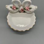 Vintage Kitsch Zeepbakje Zwanen thumbnail 4