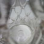 Mid Century Modern Murano Art Opengewerkte Glazen Vaas thumbnail 5