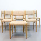 Set Van 6 Vintage Stoelen Denemarken thumbnail 2