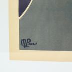 Vintage Ingelijste Poster Loterie Nationale France Fifties Reclame M. Pineau thumbnail 11