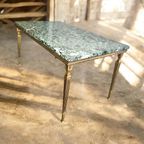 Vintage Groene Marmeren Coffee Table / Salontafel thumbnail 2