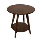 Art Deco Plantentafeltje Bijzettafeltje Eikenhouten thumbnail 9