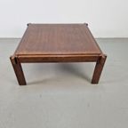 Vintage Minimalistisch Design Wengé Salontafel ‘70 Denmark thumbnail 4