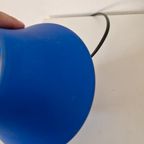 Blauw Glazen Mushroom Lampje Vintage Lamp thumbnail 7