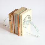 Vintage Glass Bookends, 1970S thumbnail 20