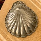 Vintage Large Silver-Plated Shell Dish thumbnail 4