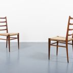 1960’S Pair Of Italian Modern Architectural Chairs / Eetkamerstoelen thumbnail 6