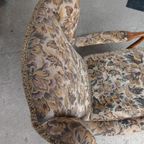 Vintage Stoffen Oorfauteuil thumbnail 4