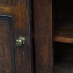 Zeer Mooie Antieke Engelse Eikenhouten Food Cupboard/ Voorraad Kast Uit Eind 18e/ Begin 19e Eeuw thumbnail 11