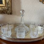 Whiskeyset – Karaf, 7 Glazen, Dienblad. thumbnail 3