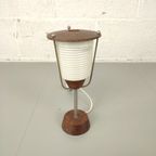 Vintage Teak Houten Tafellampje thumbnail 4