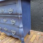 Ladekast - Buikkastje - Blauw Met Zilveren Details thumbnail 3