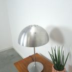 Zilverkleurige Tafel Bollamp Vintage Tafellamp thumbnail 14