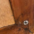 Set Van 2 Vintage Identieke Houten Spiegels In Ibiza Stijl thumbnail 5