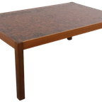 Vintage Salontafel Met Koperen Plaat 'rappestad' thumbnail 2