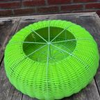 IKEA Vintage Wicker Poef. thumbnail 9