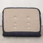 Ligne Roset Togo Set - 1 - 2 Seater & Ottoman - Pinstripe Fabric thumbnail 17