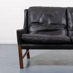 Mid-Century Danish Modern Sculptural Two Seats Sofa / 2 Zitsbank From Eilersen, 1960’S thumbnail 9