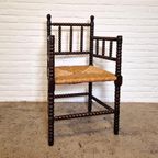 Antieke Bobbin Stoel, 1920 thumbnail 3