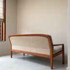 Vintage Teak Houten Bank Van dyrlund thumbnail 12