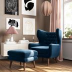 Sofacompany Georg Kruk Velour Lux Navy thumbnail 6