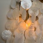 Capiz Schelpen Wandlamp Lamp Goud Frame Opaline Schelpen thumbnail 6