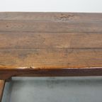 Prachtig Charmante En Pure Grote Antieke 17E Eeuwse Engelse Eikenhouten Eettafel, Refectory Table thumbnail 7