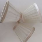 3 X Organza Lampenkappen Wit (ietsje Gebroken Wit ) thumbnail 4