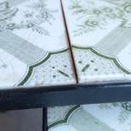 Vintage Smeedijzeren Mimiset, Nesting Tables Met Tegeltjes thumbnail 24