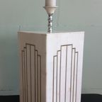 Italiaanse Jaren 70 Deco/romeo Rega Style Marmer Inlay Lamp thumbnail 10