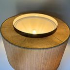Midcentury Design Vloerlamp - Teak, Ecru Kap Temde Leuchten thumbnail 2