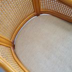 4 X Rattan /webbing Dining Chairs 80s In Beautiful Condition thumbnail 7