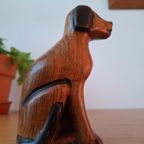 Houten Zittende Hond thumbnail 6