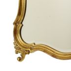 Bladgoud Vergulde Spiegel Deknudt Facet Barok Kuifspiegel 93cm thumbnail 8