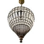 Franse Mid-Century Luchtballon Kroonluchter Empire Stijl thumbnail 4