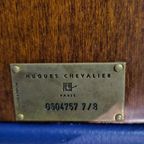 4 X Hugues Chevalier Conference Ying Bridge Chair / Leather thumbnail 6