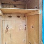 Uniek Houten 2 Deurs Locker Blauw Turquoise thumbnail 7