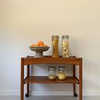 Vintage Deense Houten Trolley Uit De Jaren '60 Bernstorffsminde thumbnail 7