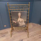 Schitterende Sleets Verguld Antiek Haardscherm thumbnail 12