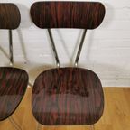 Vintage Formica Keukenstoelen Eetkamerstoelen Jaren 60 thumbnail 5