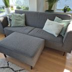 Stijlvolle 3-zitsbank + Hocker (thereca) thumbnail 5