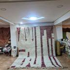 Authentiek Marokkaans Berber Beni Ourain Tapijt 300X200 Cm - 100% Wol, Handgemaakt thumbnail 2