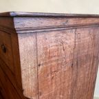Oud Hollandse Eiken Ladenkast Commode Shabby Chic thumbnail 14