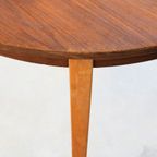 Vintage Eettafel | Ronde Tafel | Teak | Jaren 60 | Zweeds thumbnail 4