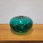 Vintage Ikea Stockholm Vaas Groene Glazen Vaas thumbnail 5